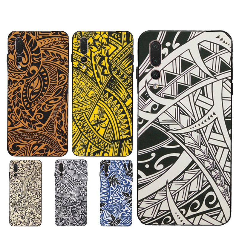 Maorii/Samoan Polynesian Print Case For Huawei