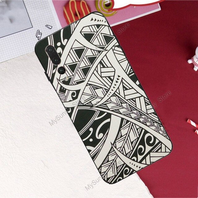 Maorii/Samoan Polynesian Print Case For Huawei