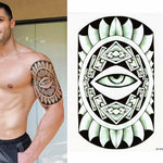 MAORI TEMPORARY TATTOO Poly design