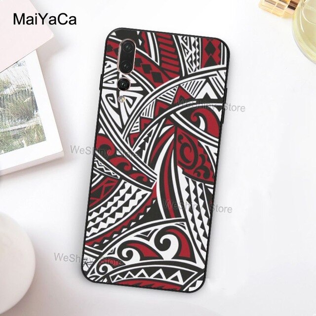 Polynesian Print Case For Huawei phone