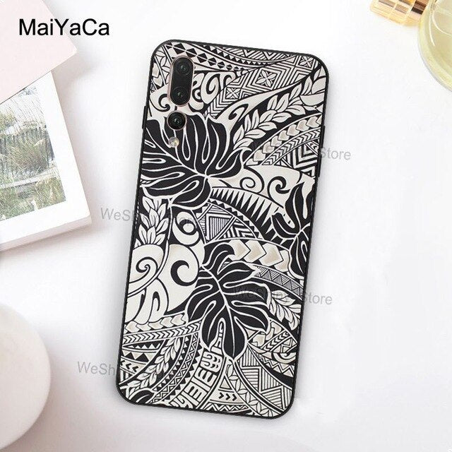 Polynesian Print Case For Huawei phone