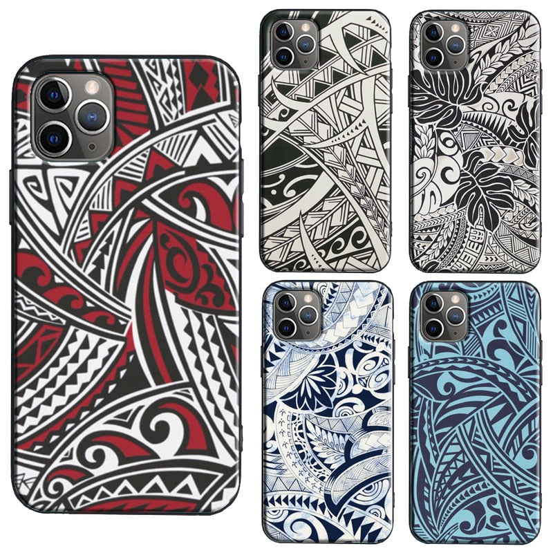 Polynesian Print Case For iPhone 11