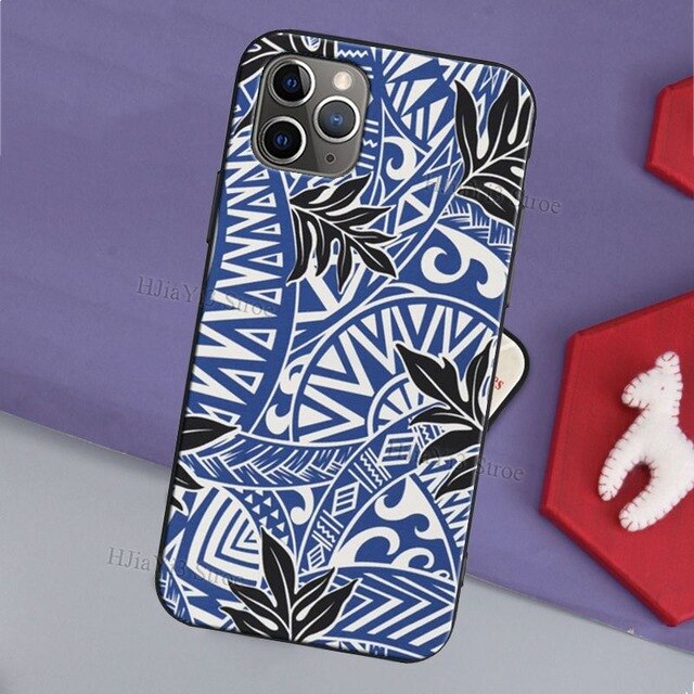 Polynesian Print Case For iPhone 11