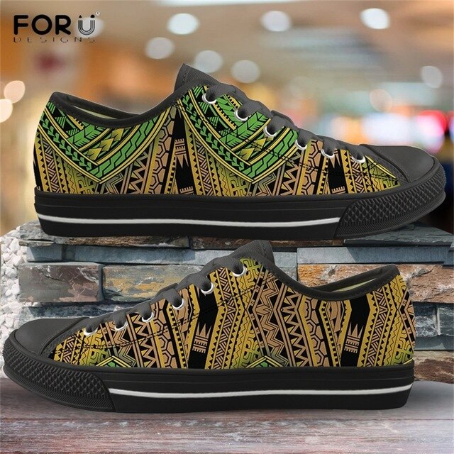 Polynesian Traditional Tribal Pattern for Women shoes