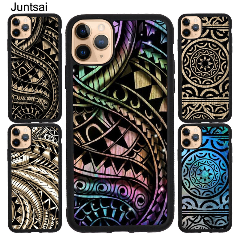 Maori Samoan Polynesian Tribal TPU Case For iPhone