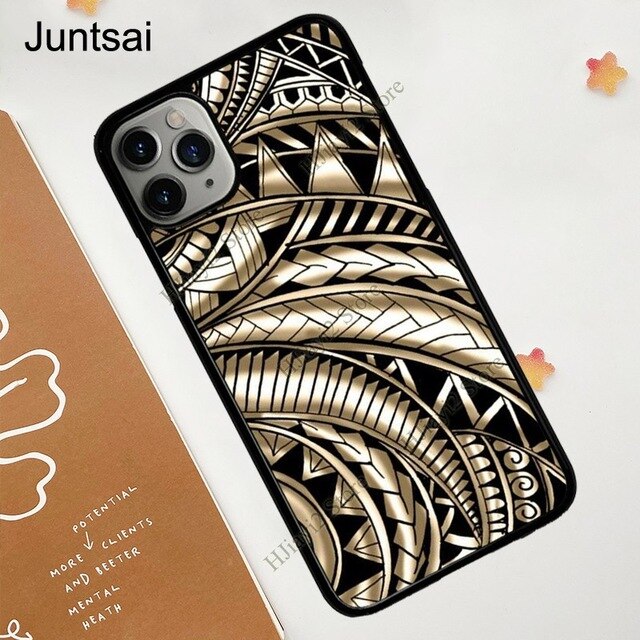 Maori Samoan Polynesian Tribal TPU Case For iPhone