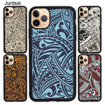 Polynesian Print Case For iPhone 11