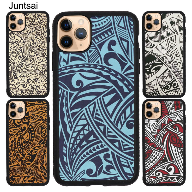 Polynesian Print Case For iPhone 11