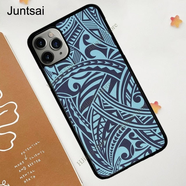 Polynesian Print Case For iPhone 11