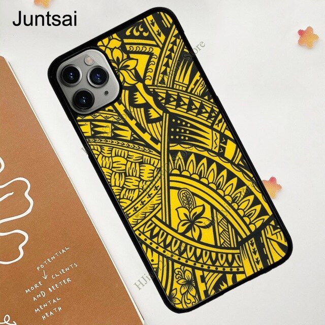 Polynesian Print Case For iPhone 11