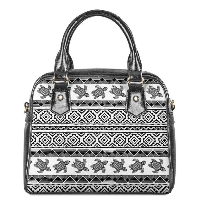 FORUDESIGNS Sea Turtle Polynesian Trible Hawaiian Pattern Women Luxury Handbag Ladies Messenger Shoulder Bag Female Handle Mujer