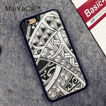 Maori Tribal Samoan Polynesian Phone Case For iPhone