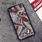 Maori Tribal Samoan Polynesian Phone Case For iPhone