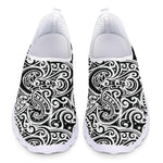 Nopersonality Floral Polynesian Style Mesh Shoes