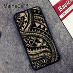 Maori Samoan Polynesian Tribal Coque Phone Case For iPhone 11 Pro Max X XR XS Max 5S SE 2020 6S 7 8 Plus TPU Cover