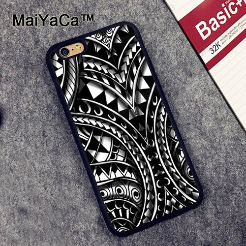 Maori Samoan Polynesian Tribal Coque Phone Case For iPhone 11 Pro Max X XR XS Max 5S SE 2020 6S 7 8 Plus TPU Cover