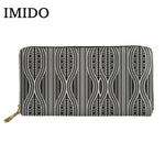 Wallet PU Leather Wallets Polynesian design