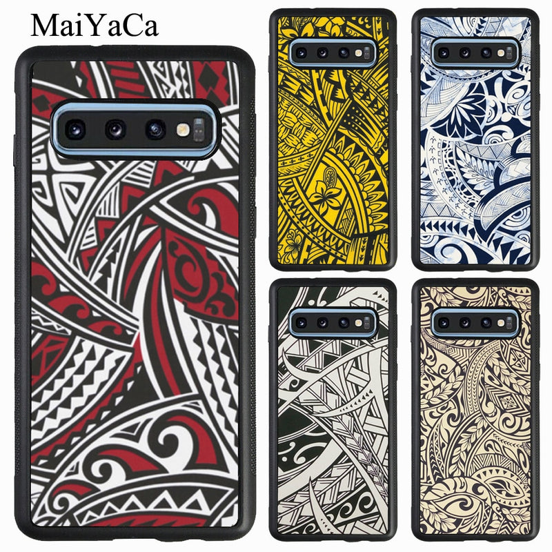 Polynesian Print Case For Samsung  phones