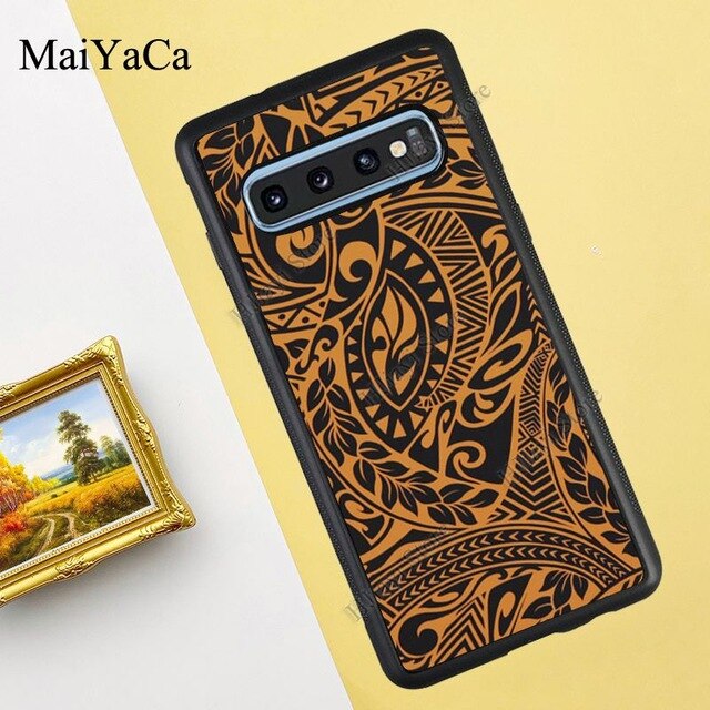 Polynesian Print Case For Samsung  phones