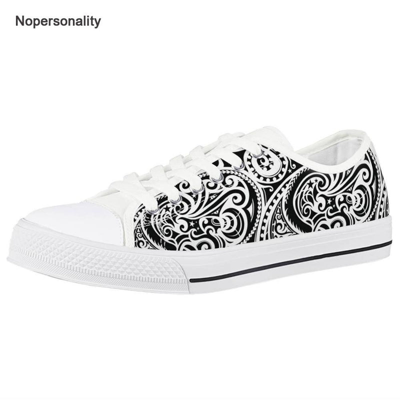 Polynesian Style Low Top Canvas Shoes