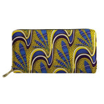 Polynesian design Women leather wallet