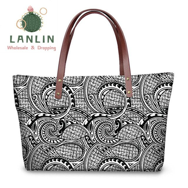 Polynesian Tradition Tribal Printing Travel Handbags