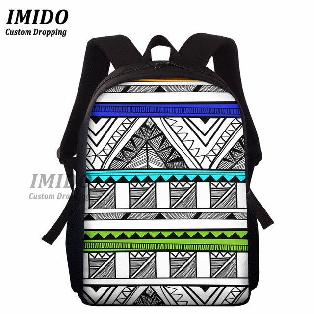 Polynesian Traditional school teens bag