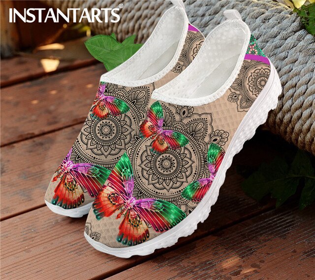 Tribal Print Summer Flats Sneaker for Women