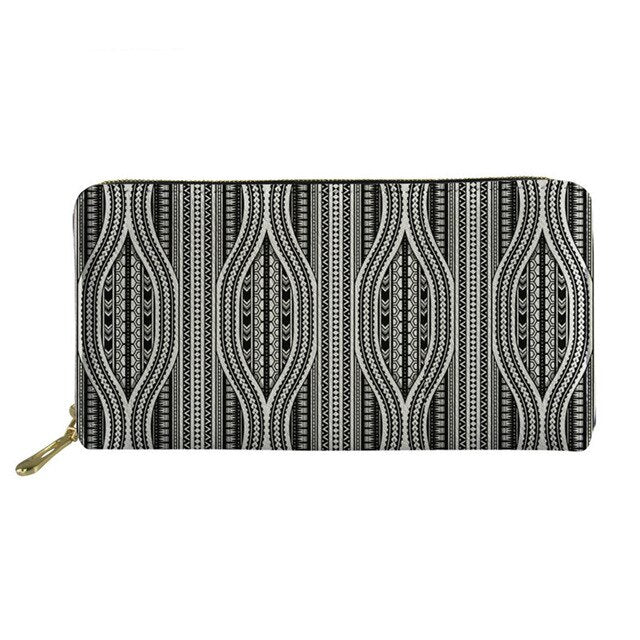 Wallet with Card Holders Polynesian style