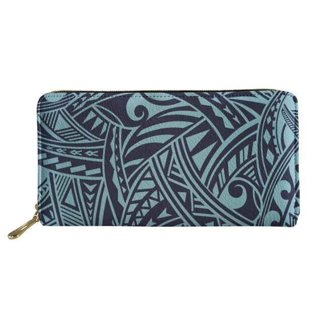 Polynesian Style Leather Wallets