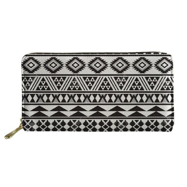 Polynesian Style Leather Wallets