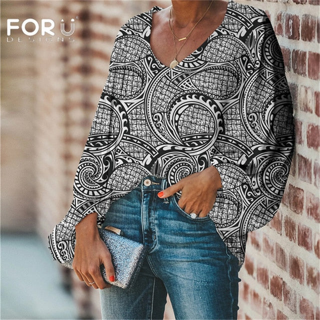 Polynesian Traditional Tribal Pattern Shirt