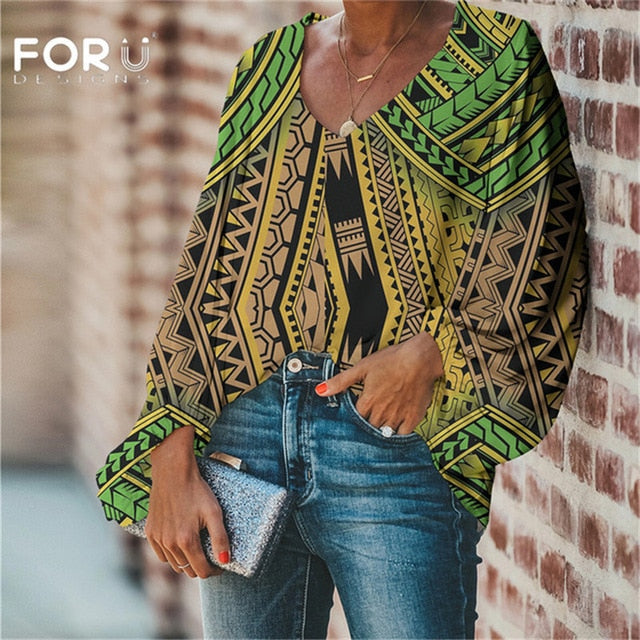 Polynesian Traditional Tribal Pattern Shirt