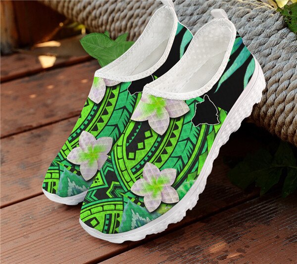 Polynesian Tribal Flower Flat shoes for Women