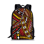 Polynesian Traditional Tribal Print Book Bag 2020