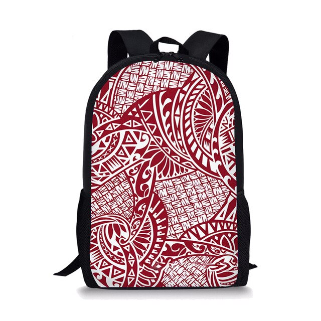 Polynesian Traditional Tribal Print Book Bag 2020