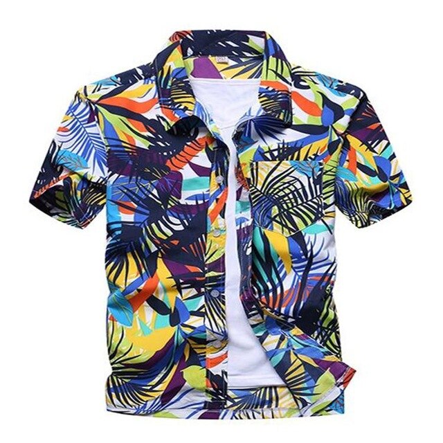 2020 Summer Aloha Hawaiian Shirt for Men