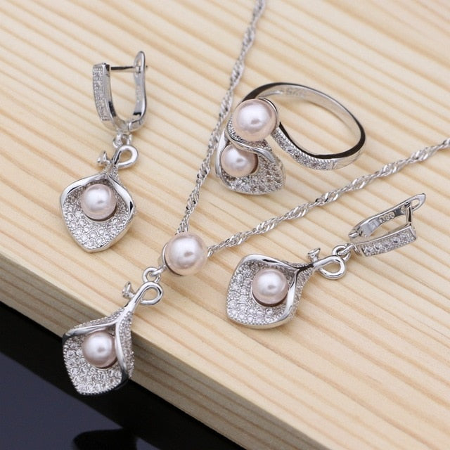 Horn Bridal Jewelry Sets