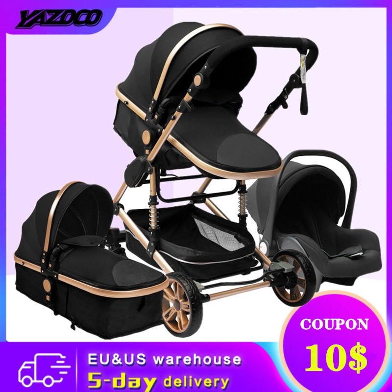 Stroller 3 in 1 Baby Stroller