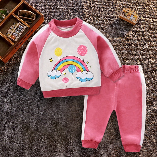 Baby Girl Clothes Set Coat Pants