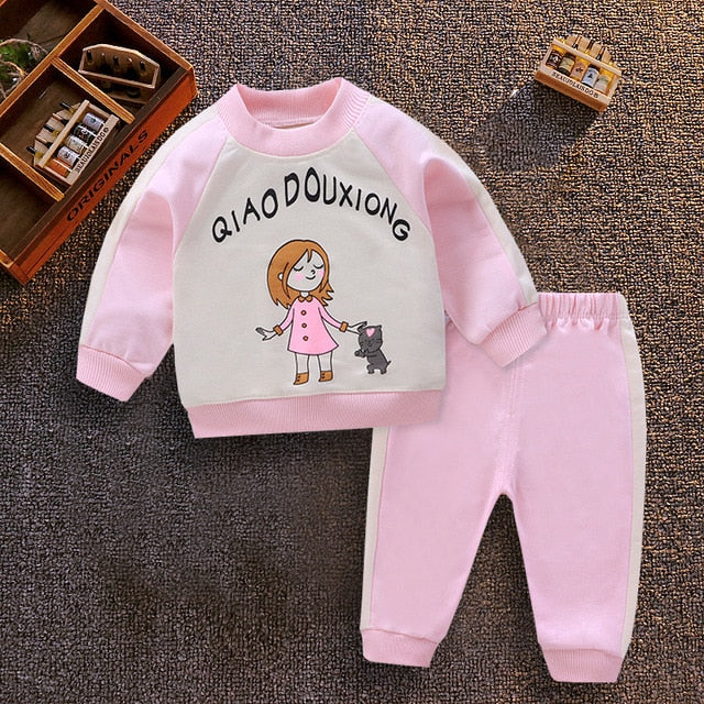 Baby Girl Clothes Set Coat Pants