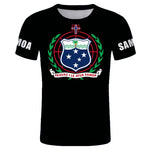 Samoa T Shirts Black flag tshirt