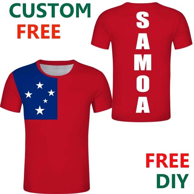 Samoa T Shirts Black flag tshirt