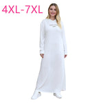 2020 spring autumn plus size long sweater dress for women