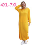 2020 spring autumn plus size long dress for women