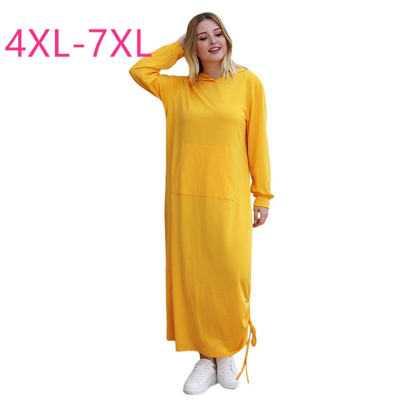 2020 spring autumn plus size long dress for women