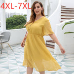 New 2020 ladies summer plus size midi dress for women