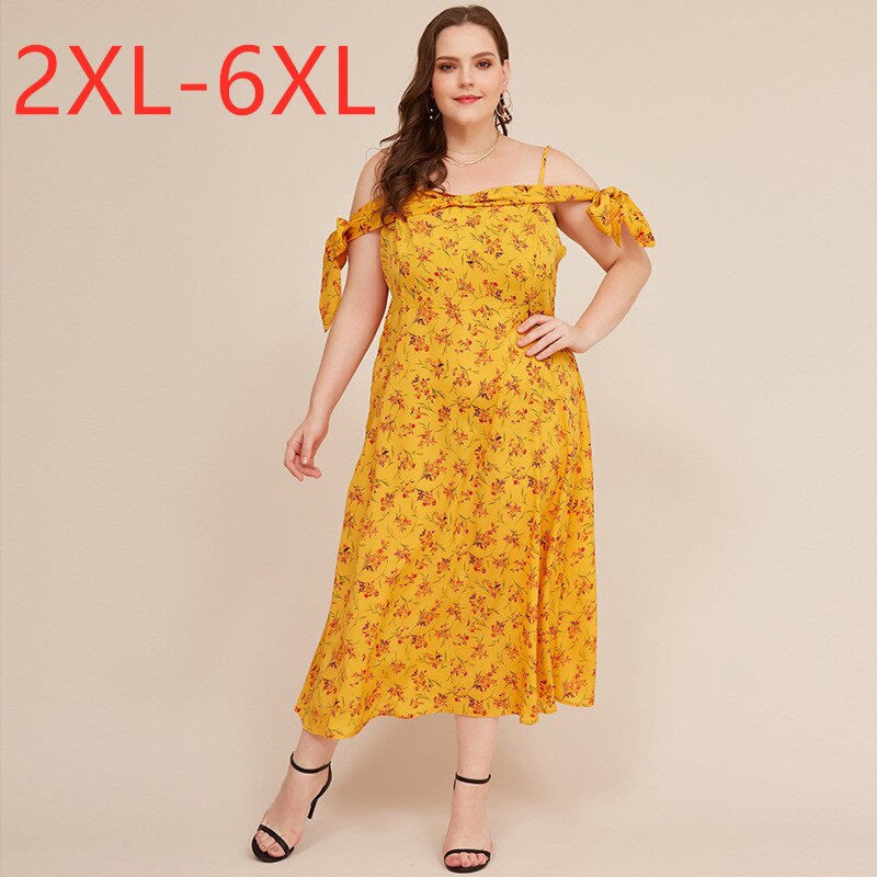 New summer plus size long dress for women