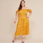 New summer plus size long dress for women