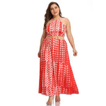 New summer plus size ankle length dress for women